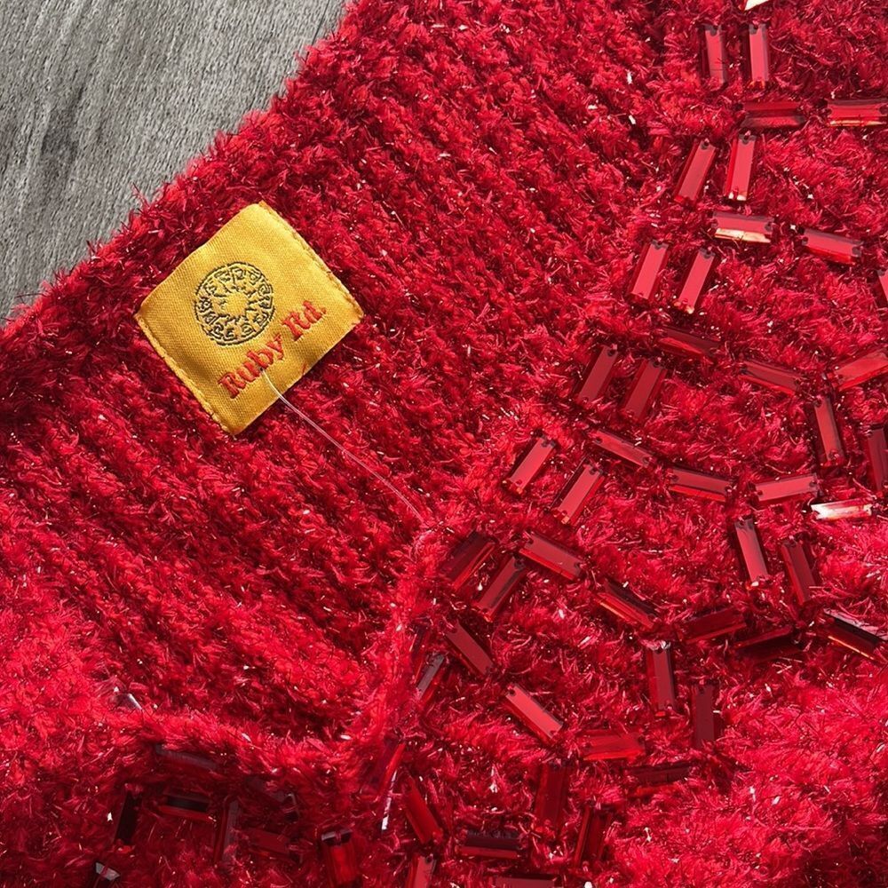 Ruby Rd Red Top . NEW - Picture 4 of 4